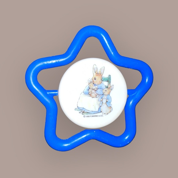 1990 Beatrix Potter Peter Rabbit Baby Rattle - Picture 3 of 4